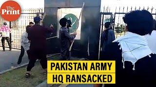 After Imran Khan’s arrest, PTI workers storm Pakistan Army HQ in Rawalpindi