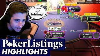 Would you fold this on a SCOOP Final Table?! Online Poker Highlights!