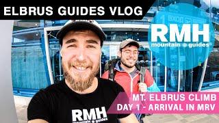 Mount Elbrus Climb DAY 1 - Arrival in Mineralnye Vody (MRV) | ELBRUS GUIDES VLOG