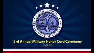 2018 Military Honor Cord Ceremony