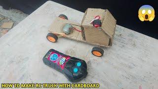 How To Make Remote Control Truck With Cardboard | How To Make Rc Truck With Cardboard | DIY Rc Truck