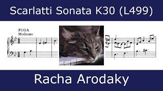 Domenico Scarlatti - Sonata in G minor K30 "Cat fugue" (Racha Arodaky)