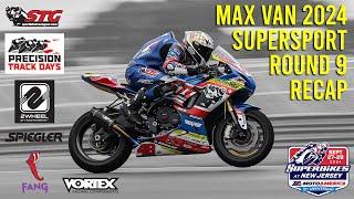 Max Van 2024 MotoAmerica Supersport Round 9 NJMP Race Recap