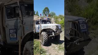 TRUCK TRIAL URAL 4320 6X6X6 PROTOTYPE DRIVE IN A HARD OFFROAD TERRAIN #HolidaysWithYoutube