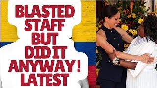 MEGHAN SHOCKED & BLASTED EX STAFF MEMBER BY DOING THIS LATEST #meghan #meghanandharry #meghanmarkle