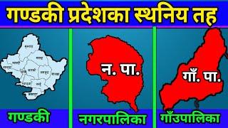 गण्डकी प्रदेशका स्थानिय तह | Gandaki Province | Local Level of Gandaki province | Gandaki Pradesh