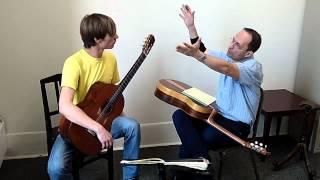 Denis Azabagic teaches Prelude no 1 (A section) by Heitor Villa Lobos