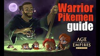 AoEM | Rank 1 Warrior Pikemen Guide - S1&S2 - From early to late game