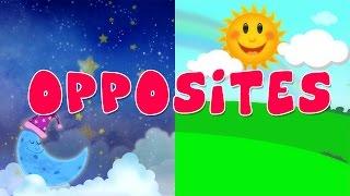 Opposites Song | Nursery Rhyme For Kids