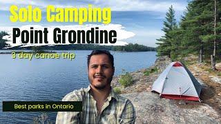 3 Day Solo Backcountry Trip: Point Grondine Ontario