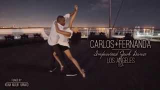 Carlos & Fernanda  Improvised Zouk Dance - Say Something