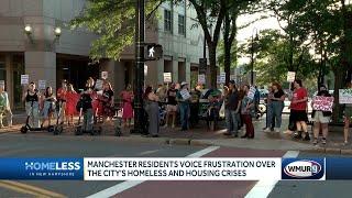 Manchester residents voice frustration over the city's homelessness, housing crises