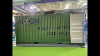 Container solar powered cold room