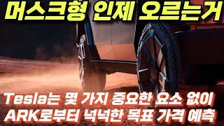 Tesla는 몇 가지 중요한 요소 없이 ARK로부터 넉넉한 목표 가격 예측