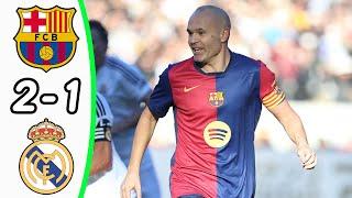 Barcelona Legends - Real Madrid Leyendas 2:1 - All Goals & Highlights