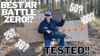 Best AR Battle Zero?? 25yd, 36yd, 50yd, 100yd Compare!