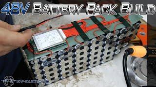 BAK 18650 Battery Pack Build  6P (15Ah) 13S (48V)