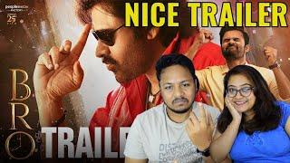 BRO Trailer REACTION | Pawan Kalyan | Sai Tej | Trivikram | Samuthirakani | ThamanS | July 28th