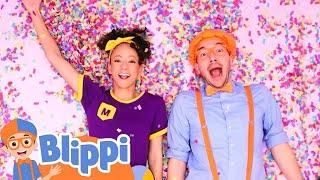 La Fábrica de los colores NYC | Aprende con Blippi | @BlippiEspanol  | Moonbug Kids Parque de Juegos