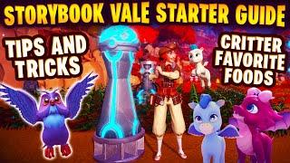 Disney Dreamlight Valley Storybook Vale TIPS and TRICKS. Critter Favorite Foods + Helpful Tips.