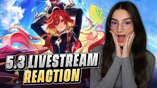 MAVUIKA IS HERE!! Also FREE 20 pulls in Lantern Rite?! - Genshin Impact 5.3 Livestream Reaction