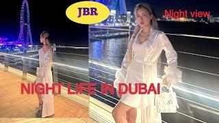 Night life in Dubai Marina /Jumeriah Beach/JBR / night  view 