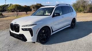 Tour the 2023 LCI X7 M60i in Alpine White | 4K