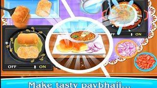 Indian Street Food Cooking Game for Girls Android Gameplay (Meduvada and Pavbhaji)