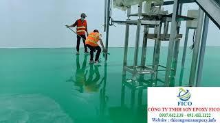 SƠN EPOXY PHÒNG SẠCH ĐẠT CHUẨN GMP - HACCP NHÀ MÁY THỰC PHẨM THEO TIÊU ORGANIC CHÂU ÂU