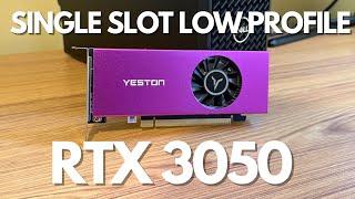 RTX 3050 Low Profile Single Slot GPU