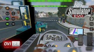 Bus Simulator: EVO - BlueBird School Bus in San Francisco GamePlay
