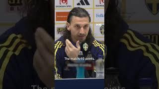 Sweden’s Zlatan Ibrahimovic responds with praise after being asked about Qatar World Cup