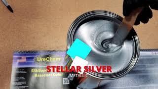 Stellar Silver Metallic Automotive Paint