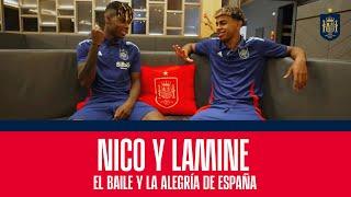 Nico Williams y Lamine Yamal: el baile y la alegría de España |  SEFUTBOL