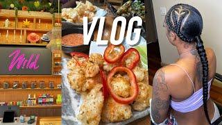 Living in Houston Texas as a single black Hairstylist. VLOG my week/weekend