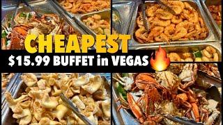 CHEAPEST $15.99 VEGAS BUFFET #vegasbuffet #vegas #vegaslocals