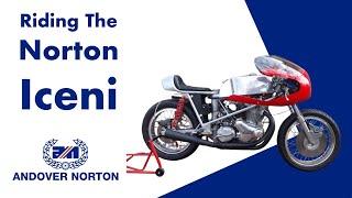 Joe Rides his "Norton Iceni"