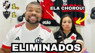 Vasco x Atlético-MG, react; Gigante da Colina sede o empate e é eliminado da Copa do Brasil!