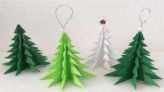 How to make a Christmas tree out of paper.
