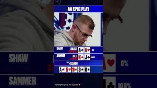 Epic Play With Aces at EPT Cyrpus 2023 #PokerStars #Aces