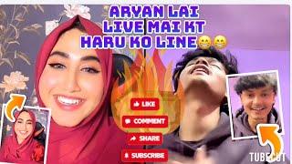 Aryan lai live ma kt haru ko line lagyo||ramailo kura ||@alizehjamali @AayuuJantaa