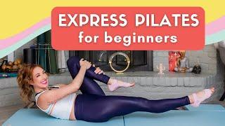 15 MIN EXPRESS PILATES WORKOUT for Beginners (No Equipment)