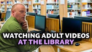 Naughty Websites In The Library Prank