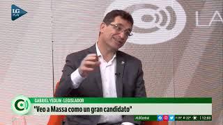 "Veo a Massa como un gran candidato", expresó el legislador Gabriel Yedlin