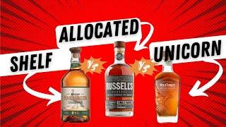 Shelf vs Allocated vs Unicorn! #whiskey #happyhour #whiskeytube