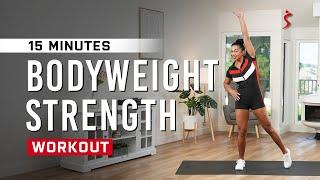 15 Min BEGINNER Full Bodyweight Strength Workout