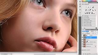 Easy tutorial - Quick retouch skin in Photoshop CS5  with the full preservation of skin texture