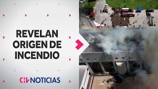 REVELAN ORIGEN del fuerte incendio que afecta a Escuela de Carabineros en Providencia - CHV Noticias