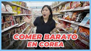 24 hs COMIENDO BARATO en COREA  Qué hay en la tienda de conveniencia coreana  @LiryOnni