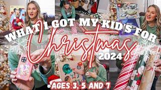 WHAT I GOT MY KIDS FOR CHRISTMAS 2024 | BOY & GIRL AGES 3-7 | WRAP PRESENTS WITH ME | MarieLove